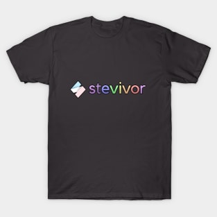 Stevivor full logo (pride variant) T-Shirt